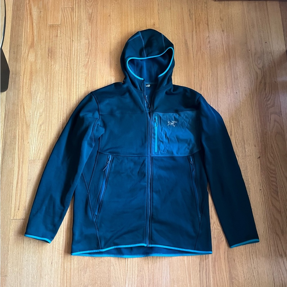 Arcteryx Fortrez Hoody Jacket Polartec XL Pthalo Blue
